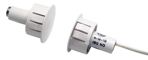 3/4" STEEL DOOR CONTACT WIDE GAP WHITE