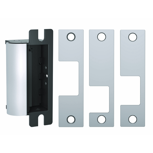 HES 1006CLB-12/24D-630 Complete Electric Strike Kit for Latchbolt Lock, Satin Stainless Steel