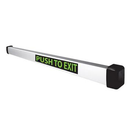 Push To Exit Switch Bar, SPDT,  48", Black