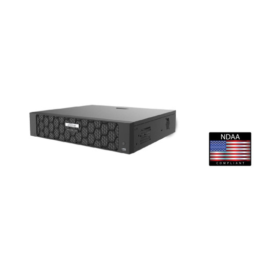 32Ch 16TB IP NVR, 16MP/Ch,150W PoE, 4K-HDMI, NDAA