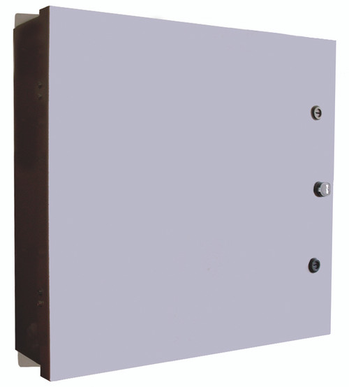 NEMA 4 Enclosure, Metal, 24x24x8, ASA 70 Gray