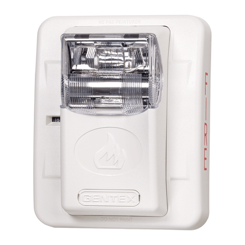 Gentex 904-1187-002 GES 24 VDC Low Profile Evacuation Strobe, GES24-15/75WW