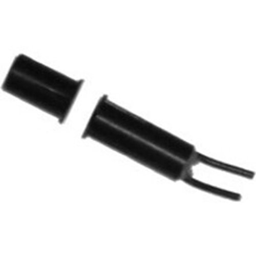 Recessed 3/8" Magnet Contact, Closed Loop, Ribbed, With Leads, Brown