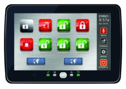 7" Power Series Pro Keypad, Power G, Black