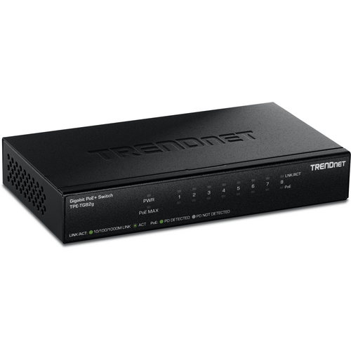 TRENDnet TPE-TG82G 8-Port Gigabit PoE+ Switch
