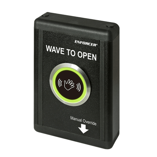 Seco-Larm SD-9773-KNEVQ Surface Mount Wave-to-Open Sensor with Manual Override Button