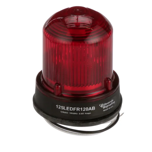 125  Led, Flash Red, 120Vac