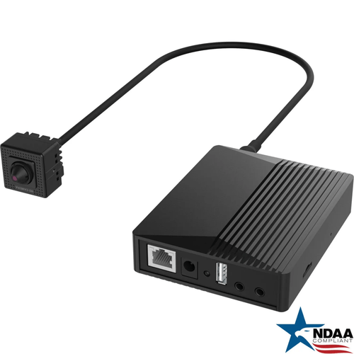 2MP IP Covert Pinhole Camera, 2.8mm, Analytics, Face Detection, Audio In/Out