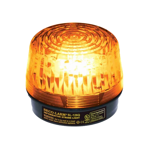 Seco-Larm SL-126-A24Q/A Strobe Light, 6~24VDC, Amber