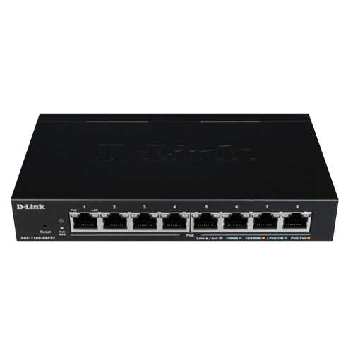 Aiphone IPW-POE8 8-Port Gigabit PoE Smart Managed Switch