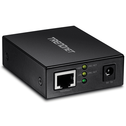 TRENDnet TFC-GSFP 1000BASE-T to SFP Fiber Media Converter