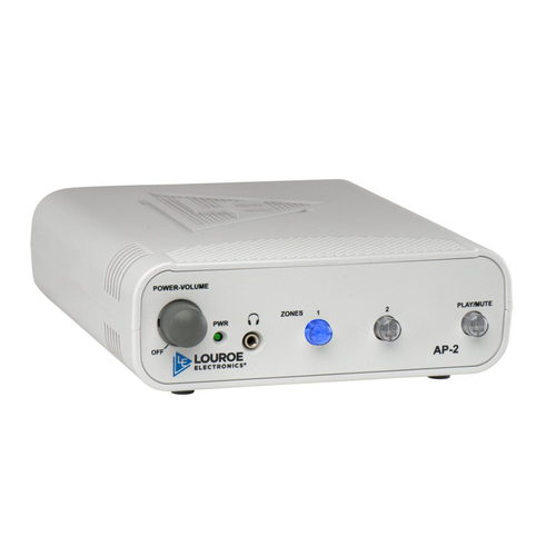Louroe LE-432 2-Zone Audio Monitoring Base Station