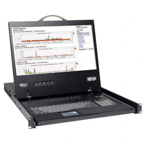8Pt Kvm W 19In Lcd Console,1U