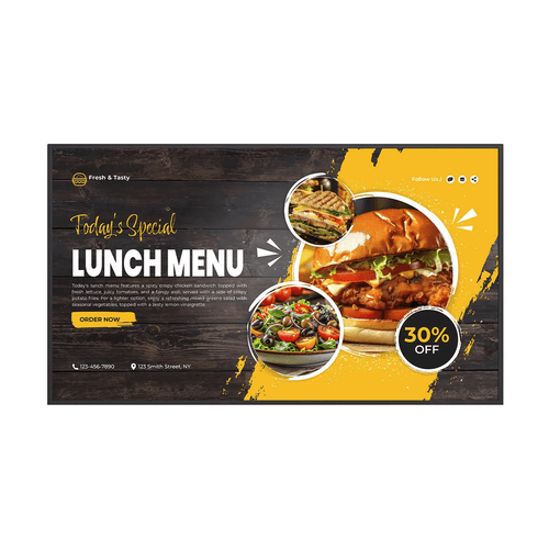 InVid Tech IMHD4K-43DSB 43in All-In-One 4K UHD Digital Signage Display