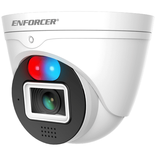 Seco-Larm EV-N2806-2W4D IP 8MP Ultra Low Light Active Deterrence Turret Camera