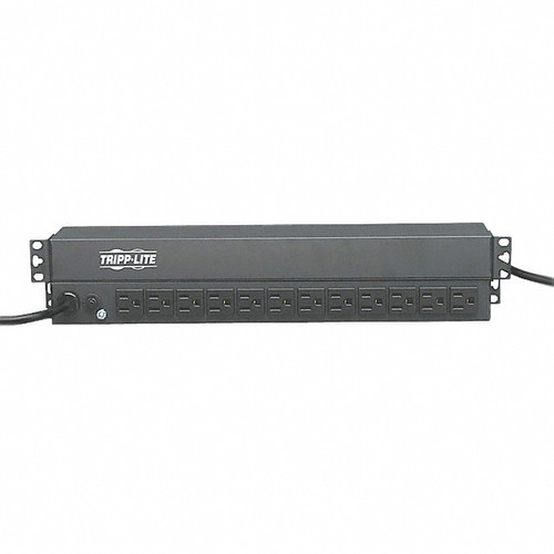 Single-Phase 120V Basic Pdu, 13 Nema 5-15R Outlets, Nema 5-15P Input, 15 Ft. (4.57 M) Cord, 1U Rack-Mount