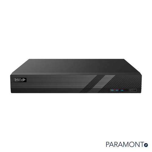 InVid Tech PN3A-8X8FNH/2TB 8 Channel 4K NVR w/ 8 Plug & Play Ports, True Facial Recognition, 2TB HDD