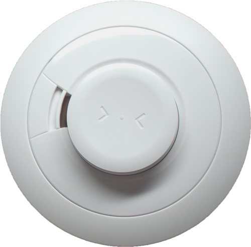 Connect+ Encrypted 433.92Mhz Smoke and Heat Detector.