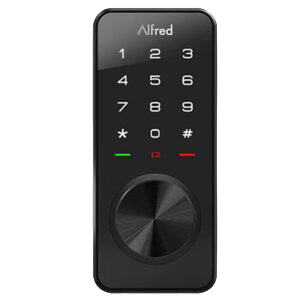 Alfred DB1-A-BL Smart Lock Electronic Deadbolt Bluetooth Touchscreen Keypad, Black