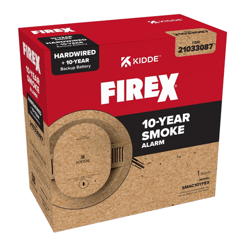 Kidde SMAC10YFEX FIREX 10-Year Smoke Alarm