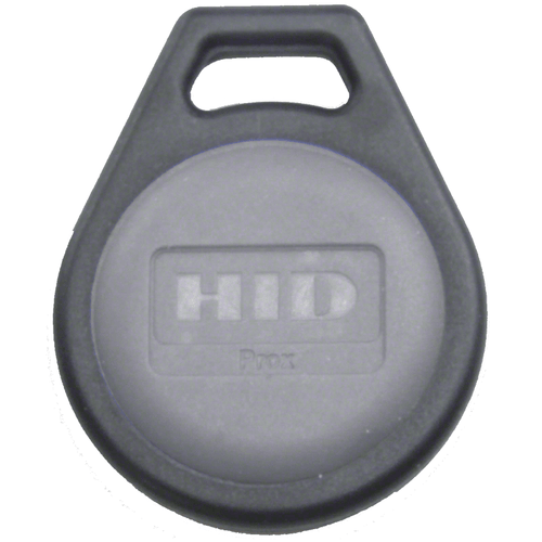 HID 1346LNSAN ProxKey III Keyfob, 26-Bit, Programmable, Sequential Matching, Black with Grey insert