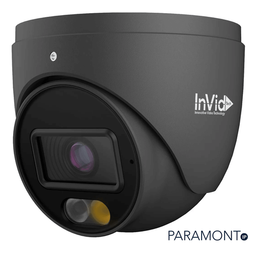 InVid Tech PAR-P6TXIR28B-LC3 6 Megapixel Turret Camera, 2.8mm, Black