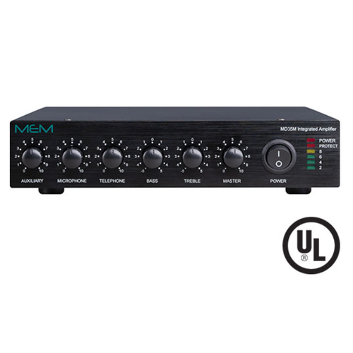 Aiphone MD35M 35 Watt Integrated Paging Amplifier