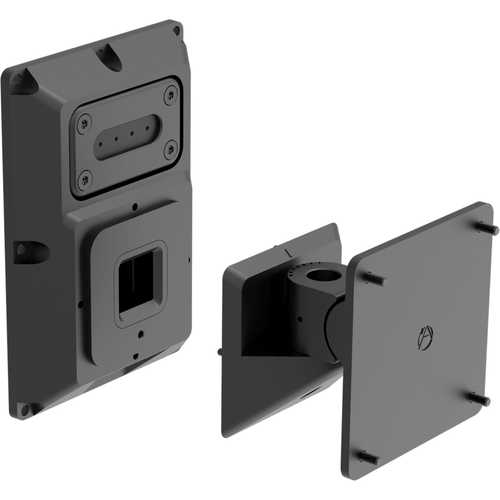 AtlasIED AS-UL-B 6/8" AS and FS Series Large Universal Surface Mount Bracket, Black