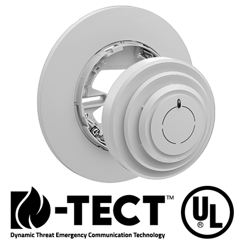 Potter PC-2PN6B Conventional Photoelectric Smoke Detector without Magnetic Test w/ 6in. Base, 1430057