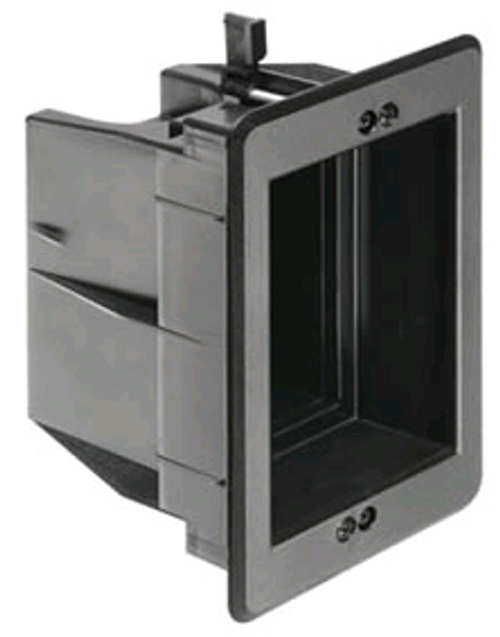 Arlington DVFR1BL Recessed Indoor InBox for New & Retrofit Construction, Black