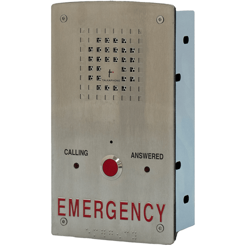 Talkaphone AOR-CSE-FM-1RO AOR Analog Station with EMERGENCY Signage, Relay Output