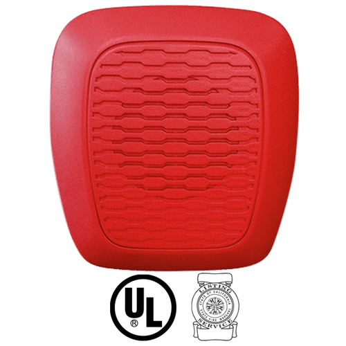 Potter LFH-24R Low Frequency Audible Sounder, Red, 4890070