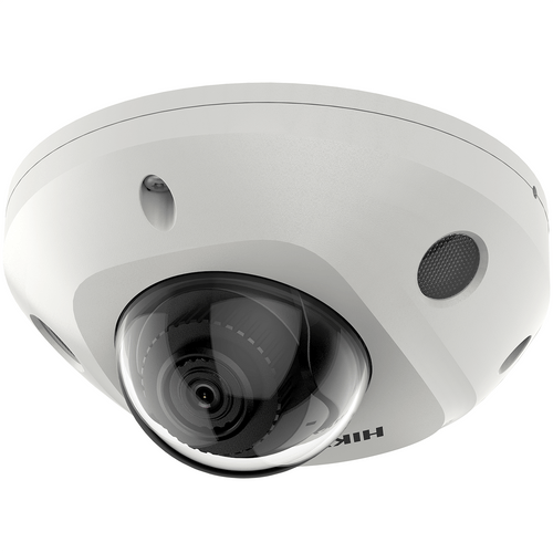 Hikvision DS-2CD2543G2-IS 4 MP AcuSense Built-in Mic Fixed Mini Dome Network Camera, White