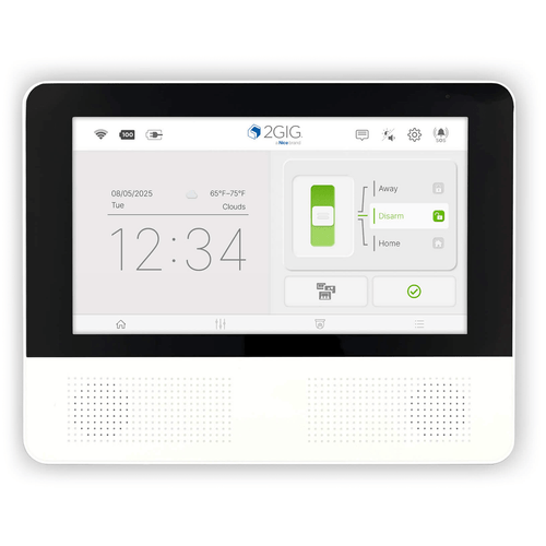2GIG 2GIG-TOUCH-NA-AA GC Touch Security and Control Panel, 7in Touchscreen, AT&T