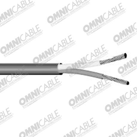 Omni Cable DS91802 18/2 CL3R/CMR BC N/S 300V PVC Gray ROHS 1000'