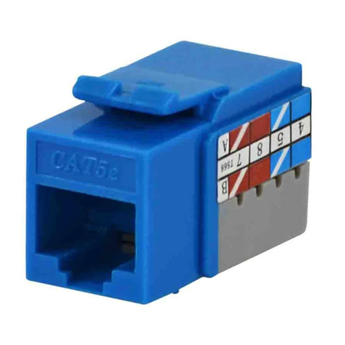DataComm 20-3425-BL-25 Cat 5E Data Jack, Blue, 25 Pack