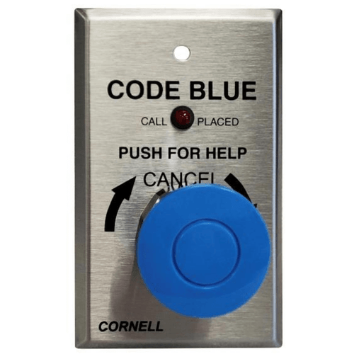 Cornell E-108CB Emergency Station Code Blue with Called Placed Light and Cancel Button