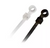 Cable Tie 7" 50lb w/Mounting Hole UV Plenum Bk 100Pk
