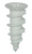 Wall Driller, #6 Nylon Anchor Box of 100