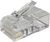 XX RJ45 Cnctr Cat5/5e UTP 8P8C EZ-Feedthru 50PkBag