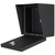 Pedestal PRO MC-CS-08-E 8in Square Steel Housing, Pedestal or Wall Mount, Black