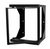 Swing Out Wall Mount Fixed Rack 12RU Adjustable Depth 18"-26