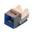 Keystone Cat6A RJ45 90 Degree Slimline Bl