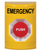 Stopper Station Yellow No Cover "Emergency" Turn to Reset