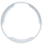 System Sensor BZWC-P Horn Strobe Ceiling White Bezel Kit, Plain, L-Series Devices