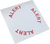 L Series Ceiling Tile Decal Labels Alert (10Pk)