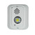 L-Series Indoor LED Horn Strobe; 2-Wire, Wall, White (PLAIN)