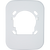 Universal White Wall Mount Trim Ring 5PK
