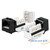 Keystone Cat6 RJ45 90 Degree Bk