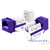 Keystone Cat6 RJ45 90 Degree Pr